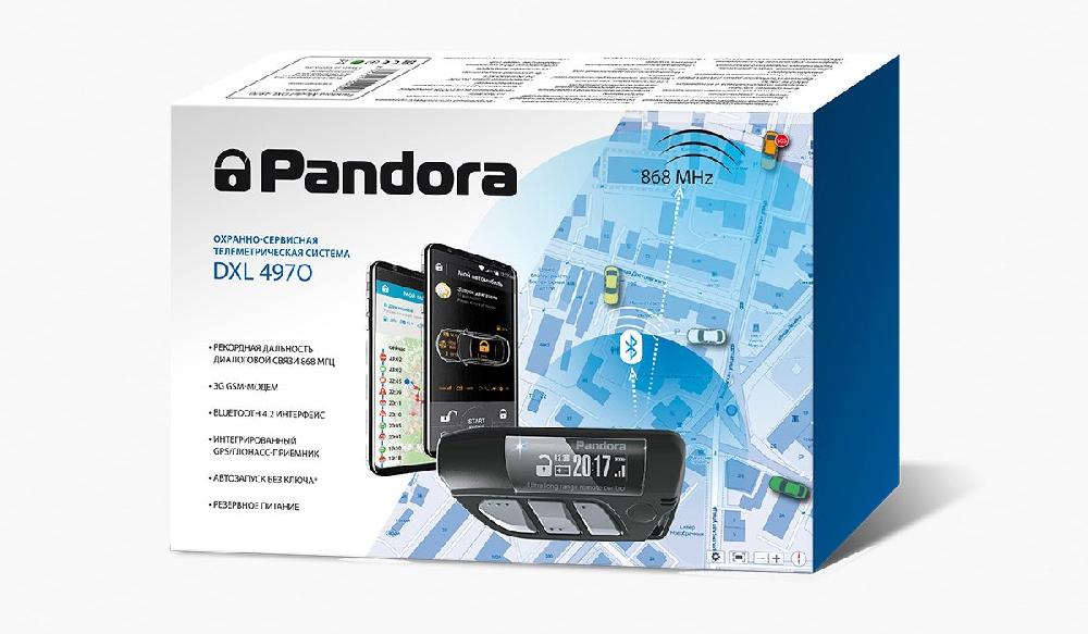 Новая телеметрическая охранно-сервисная система Pandora DXL 4970